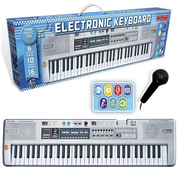 Dečija klavijatura sa 61 dirkom P-0316