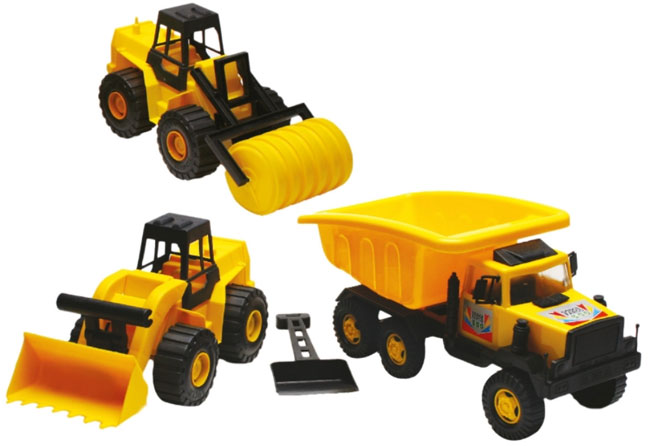 Set bager, valjak i kamion Triple Construction 1217 33106