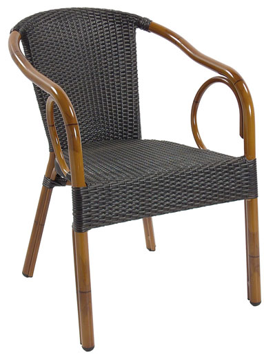 Baštenska stolica Royal 7 dark bamboo moka - Image 1