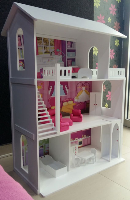 Velika kućica za lutke sa nameštajem Neva 110cm