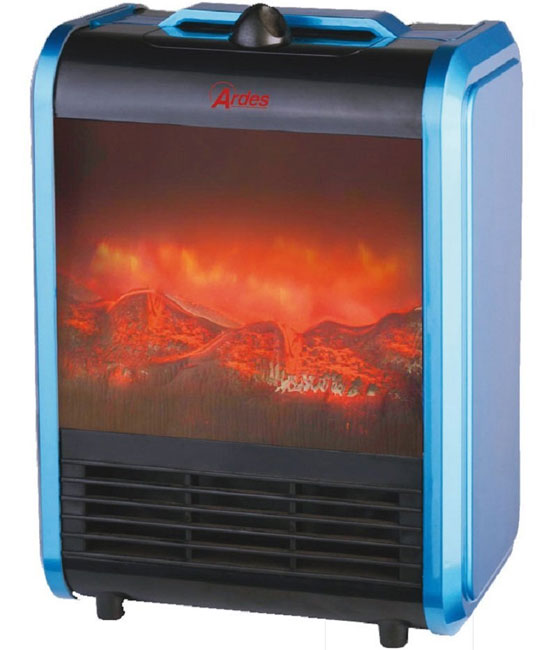 Ardes mali električni kamin AR349 plavi