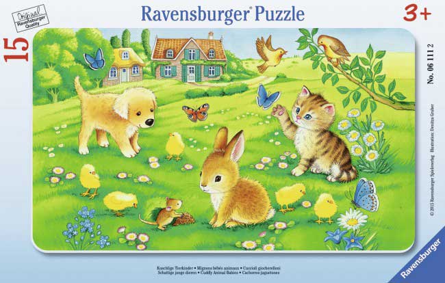 Ravensburger slagalice 15 delova - Mace, kuce, zeke 06111
