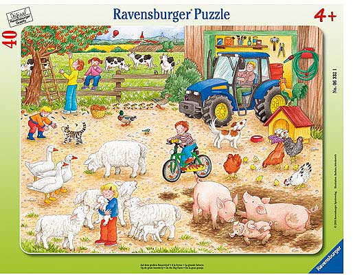 Ravensburger puzzle 40 delova - Na velikoj farmi 06332