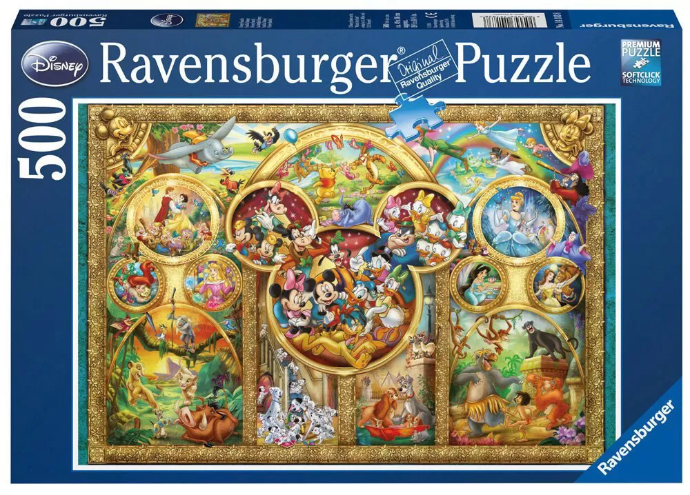 Ravensburger Slagalica 500 delova - Disney Family
