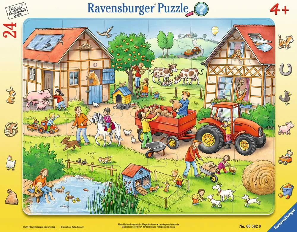 Ravensburger puzzle 24 dela - Moj mali ranč 06582