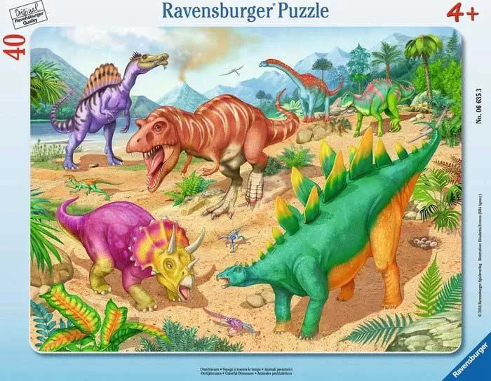 Ravensburger puzzle 40 delova - Dinosaurusi 3 06635
