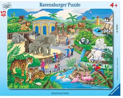 Ravensburger puzzle 45 delova - Poseta Zoo vrtu 06661