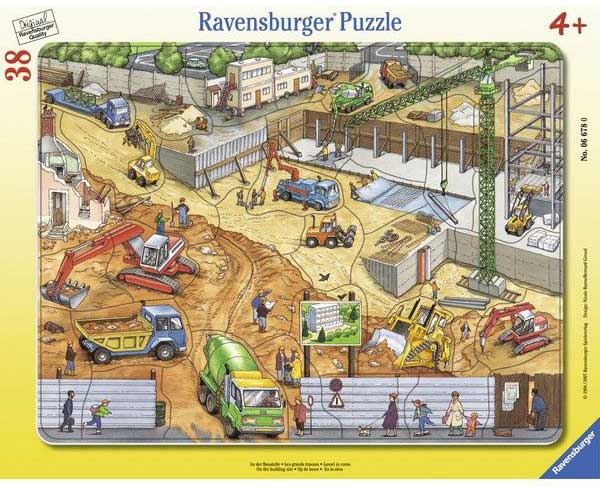Ravensburger puzzle 38 delova - Na gradilistu 06678