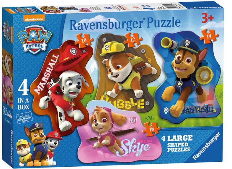 Ravensburger puzzle  52 dela - 4 u 1, Paw patrol 07032