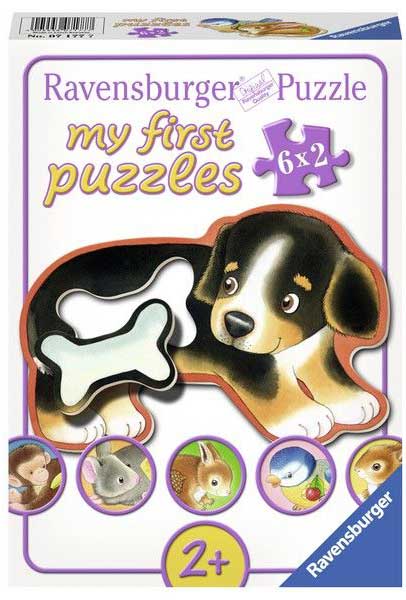 Ravensburger puzzle 12 delova - 6 u 1, Životinje 2 07177