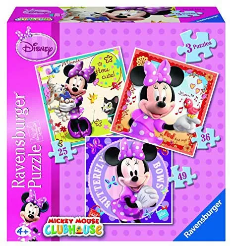 Ravensburger puzzle 110 delova - 3u1 Mini Maus, 07244