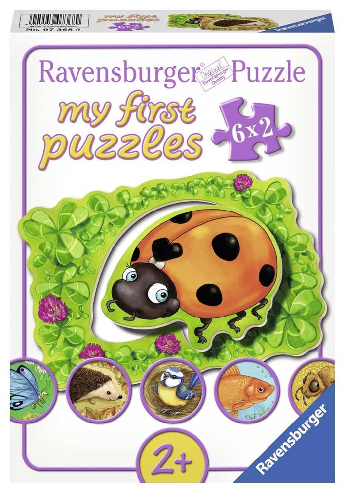 Ravensburger puzzle 12 delova - 6 u 1, gde zive 07368