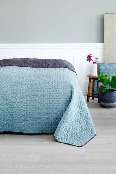 Prekrivač Rosen 220x240 siva/plava - Image 1