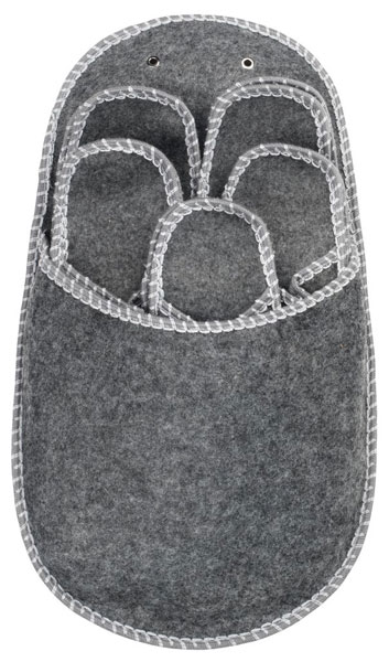 Papuče Flor sa drž. od filca 5pari/p