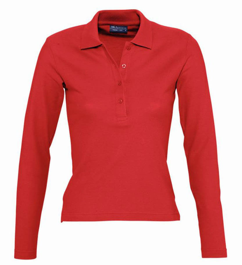 Ženska majica sa dugim rukavima Sols Podium Red vel. XL 11317