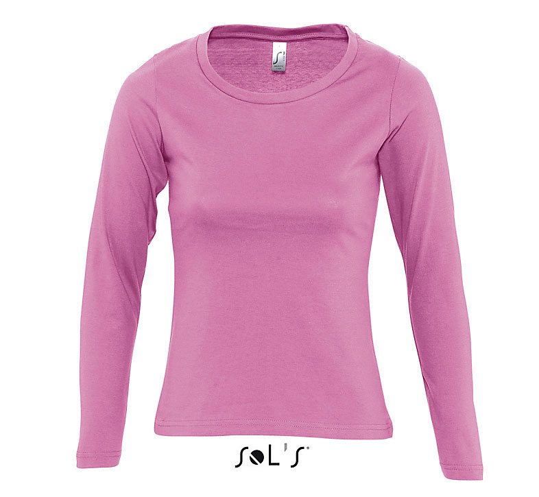 Sols Ženska majica dug rukav Majestic Orchid Pink veličina L 11425