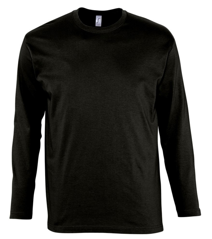 Sols Monarch Muška majica dug rukav Black veličina 3XL 11420
