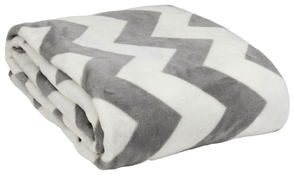 Ćebe Vrang flanel 200x220 siva