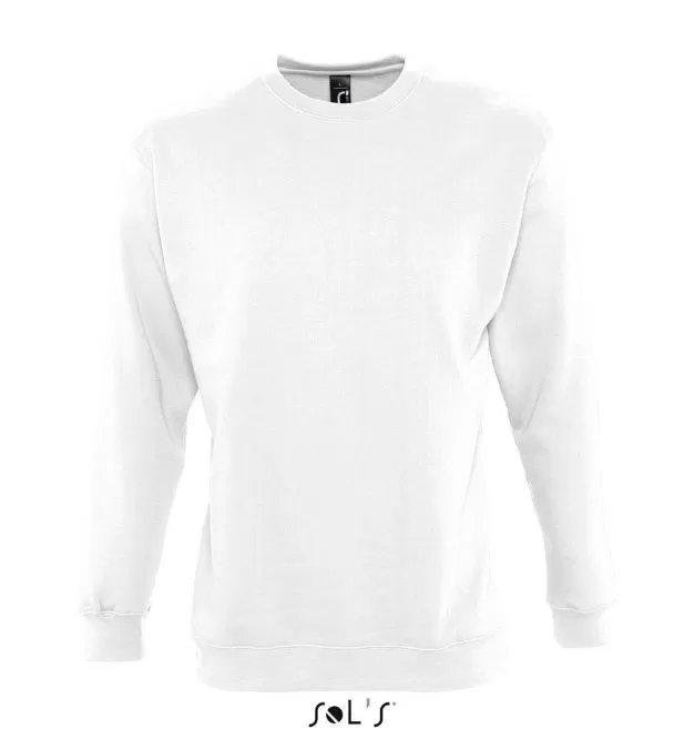 Sols Unisex dukserica New Supreme White veličina XL 13250
