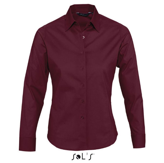 Sols Eden Burgundy Ženska košulja dug rukav veličina XL 17015