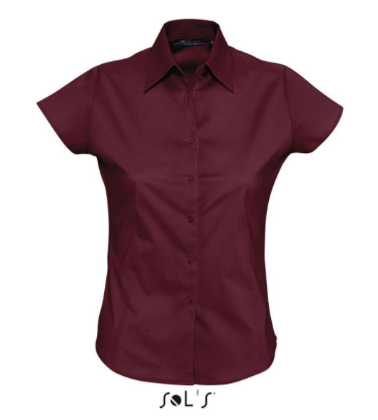 Košulja sa kratkim rukavima Sols Excess Burgundy S 17020