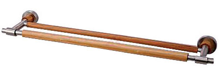 Dvodelni držač peškira Ferro Bamboo K08F