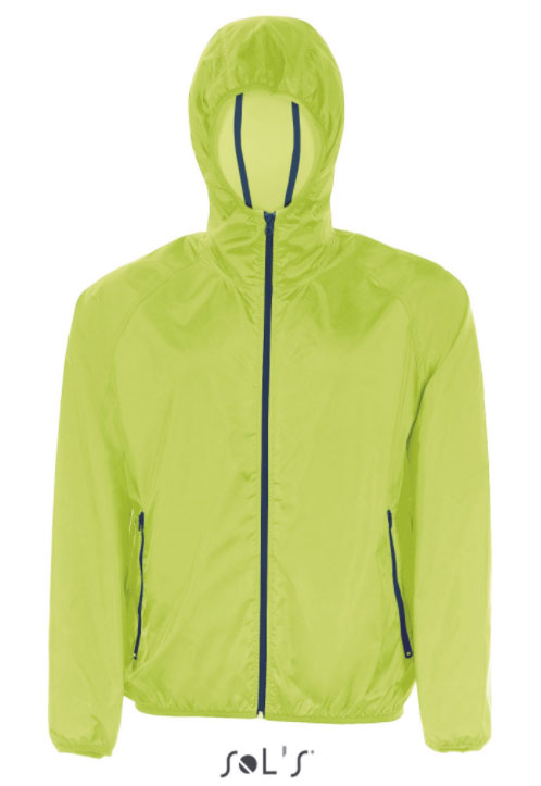 Sols Jakna vetrovka unisex Shore Neon Lime veličina XL 01169