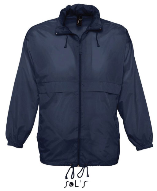 Sols Jakna za vetar uniseks Surf Navy veličina XXL 32000