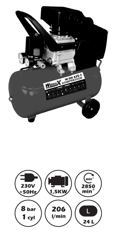 Kompresor za vazduh WDK825-1