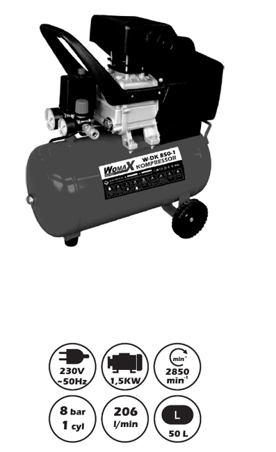 Kompresor za vazduh WDK850-1