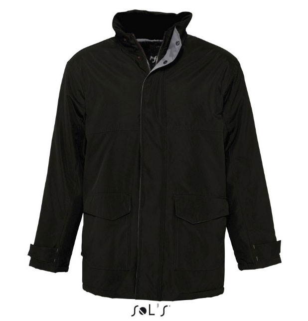 Sols Jakna parka - uniseks - Record Black veličina XL 43500