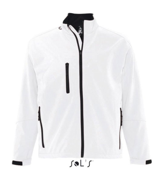 Sols Softshell muška jakna Relax White M 46600