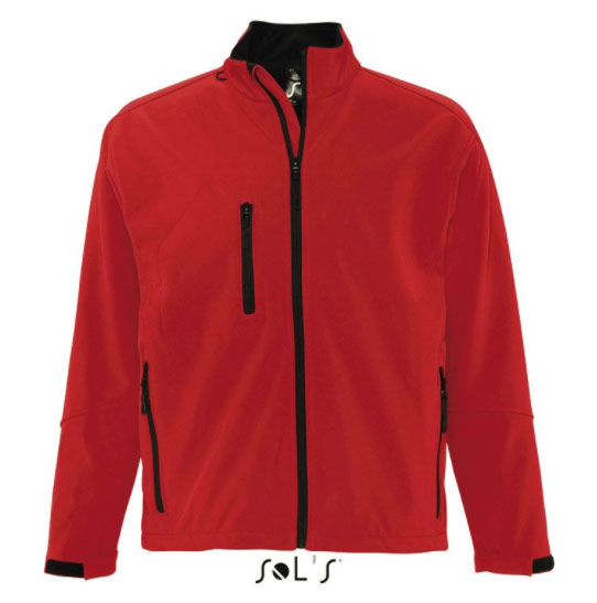 Sols Softshell muška jakna Relax Red S 46600