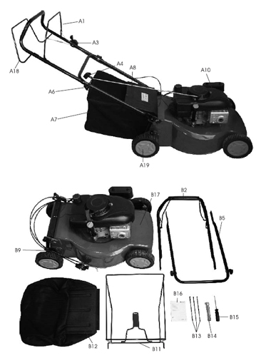 Motorna kosilica za travu W-BM 350