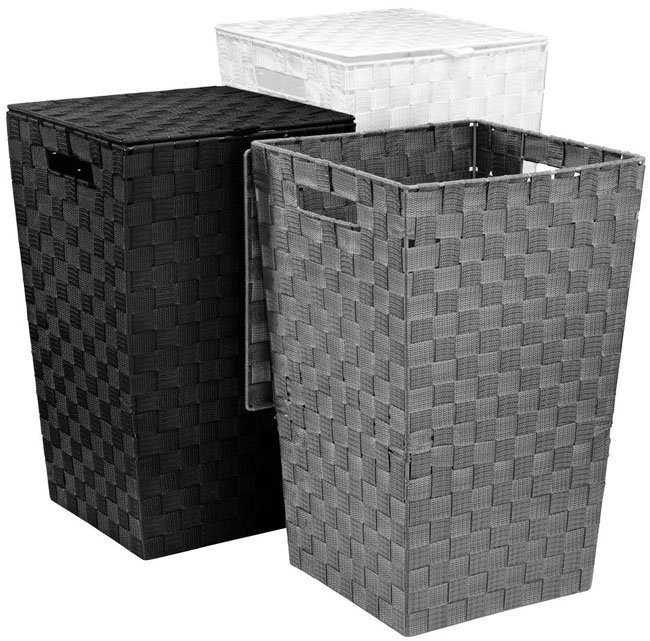 Korpa za veš sa poklopcem Mia Siva