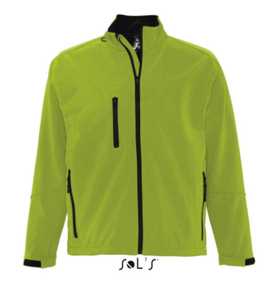Softshell jakna za muškarce Sols Relax Green Absinthe 3XL 46600