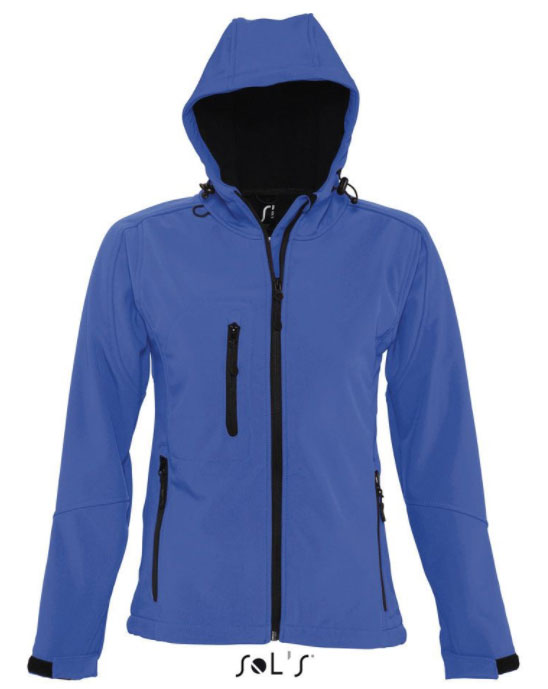 Sols Ženska Softshell jakna sa kapuljačom Replay Blue veličina L 46802