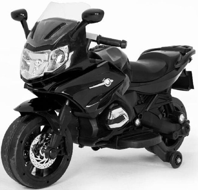 Dečiji motor na akumulator veliki crni 12V