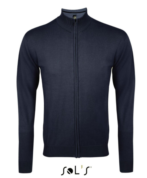 Sols Muški džemper sa rajsferšlusom Gordon Men Navy veličina 3XL 00548