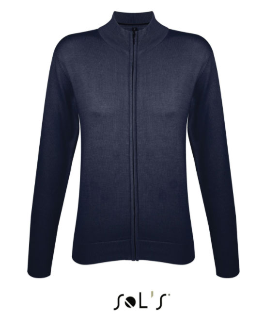 Sols Ženski džemper sa rajsferšlusom Gordon Women Navy veličina XXL 00550