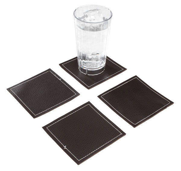 Podmetač Ensi vešt.koža braon