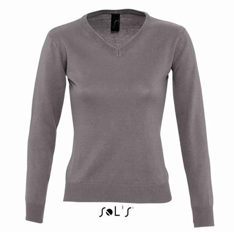 Sols Klasičan ženski džemper Galaxy Women Grey veličina XL 90010