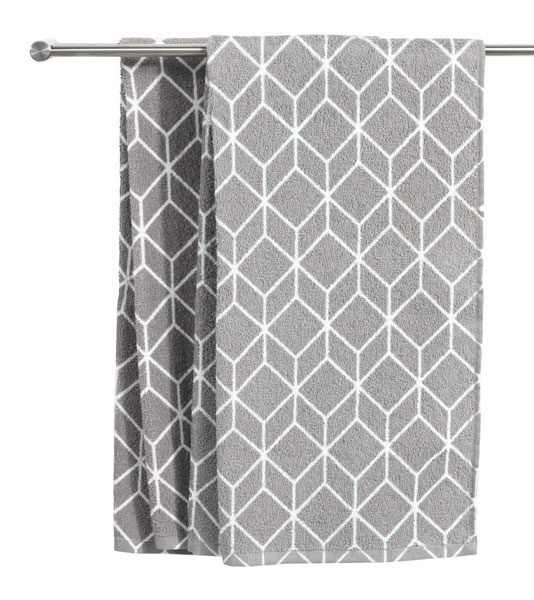 Peškir Blumb 50x90 siva Dva komada