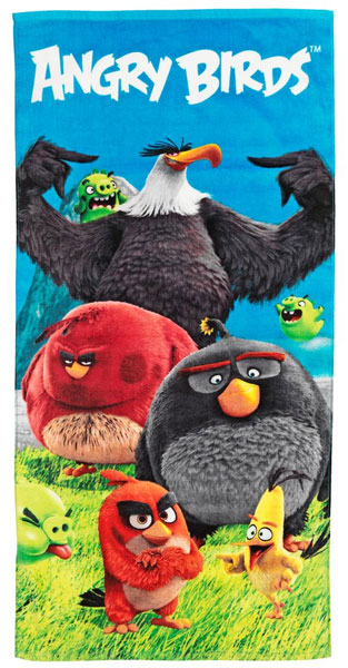 Peškir Angry Birds 70x140