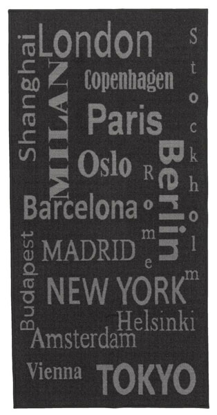 Tepih Staza Rosp 80x160 siva