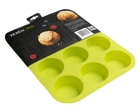 Texell modla za mafine i projice od silikona  zelena TS-MM130Z