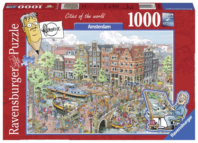 Ravensburger puzzle Cities of the world - Amsterdam 1000 delova RA19924