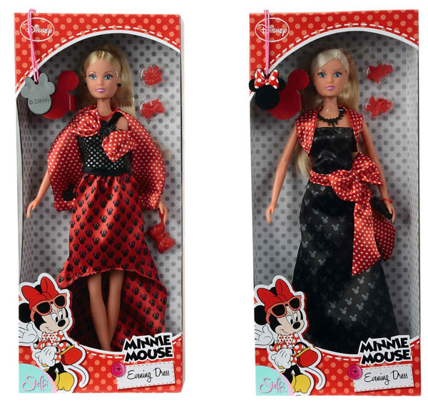 Lutka Steffi crna haljina 29354