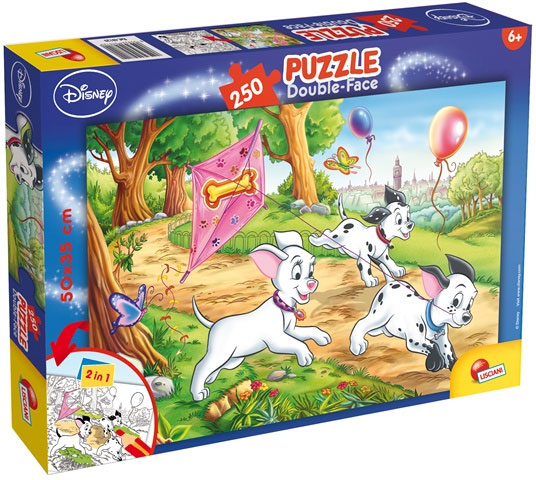 Lisciani Puzzle 101 Dalmatinac Složi i oboji 2u1 250 delova 31696