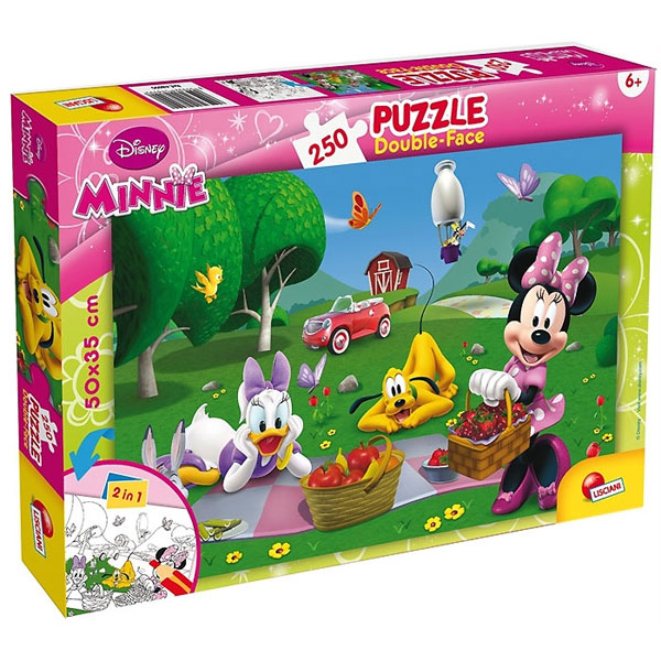 Lisciani Puzzle Mini Maus Složi i oboji 2u1 250 delova 31693